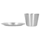 thumbnail image 5 of Ouitble Juego De Tazas De Café De Acero Inoxidable, Taza De Café Pulida con Espejo De Doble Pared con Platillo, Taza De Té, Artículos para Beber, 5 of 14