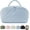 Blue, variant on 2026 New Petition Makeup Bag For Woman, 180°Wide Open Lay-Flat Water-Resistant Cosmetic Case, Puffy Padded Organizer With Compartments Travel Essentials For Toiletries & Brushes