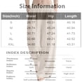 thumbnail image 2 of LWavelet Linen Pants Women Wide Leg Summer Flowy Pants Beach Vacation Clothes Elastic Waist Travel Trousers with Pockets Black L, 2 of 5