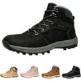 thumbnail image 2 of Hiking winter footwear barefoot shoes men, mens winter barefoot hiking boots, wide toe ankle boots, 2 of 7