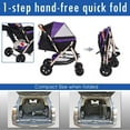 HPZ Pet Rover XL Dog Stroller, Purple