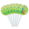 thumbnail image 1 of Gumby and Pokey Exchanging Gifts For Christmas Cupcake Picks Toppers Decoration Set of 6, 1 of 7