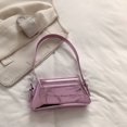 thumbnail image 6 of Yucurem Women Shoulder Bag Bright PU Leather Fashion Underarm Bag Small Satchel (Purple), 6 of 10