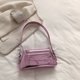 thumbnail image 5 of Bolso de hombro para mujer Bolso de axila de moda de cuero PU brillante Bolso pequeño (Púrpura) Tmvgtek Para Estrenar, 5 of 9