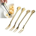 thumbnail image 6 of 4 Pieces Appetizer Dessert Forks, Mini Stainless Steel Fruit and Salad Tasting Forks, Cocktail Forks Set for Birthday Party[TO], 6 of 8
