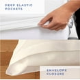 thumbnail image 5 of Kotton Culture Bed Sheets King 4 Piece 100% Egyptian Cotton 600 Thread Count Luxuriously Soft Crisp Cooling Cotton Sheets Thick with Deep Pocket Snug Fit Smooth Sateen Weave (Teal), 5 of 6