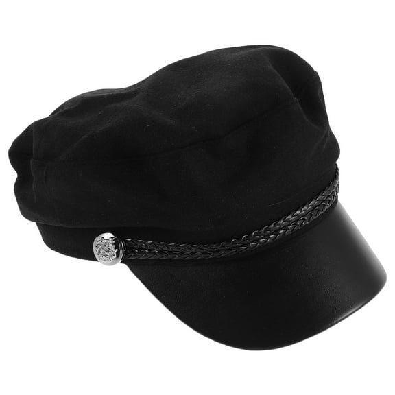 TABLZONE Vintage Unisex Hat Black Wool 1Pcs