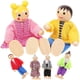 thumbnail image 1 of 1 Set Wooden Dolls Family Mini house Dolls People Figures Desktop Family Dolls Playset Toy, 1 of 3