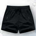 thumbnail image 2 of Admvng Women Shorts Summer High Elastic Waist Casual Basic Fitness Shorts with Zipper Pockets S-3XL, 2 of 9