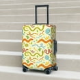 thumbnail image 5 of Uemuo Cartoon Snake8 Printed Washable Luggage Cover - Fashion Suitcase Protector Fits 18-32 Inch Luggage -Large, 5 of 9