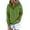 Green, variant on QUINDOS Women's Hoodies and Sweatshirts Button Plus Size Womens Sweatshirts and Hoodies Casual Long Sleeve Crew Neck Plain Pullover Tops