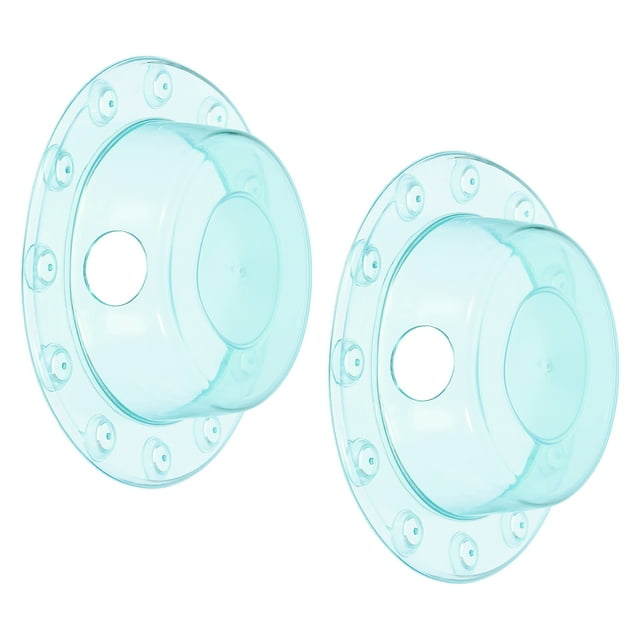 Cubierta de desagüe de bañera de 2 piezas, tapones de desagüe de bañera, tapón de agua con ventosas, añade pulgadas de agua para desagües de bañera sin fondo, hogar de baño, azul