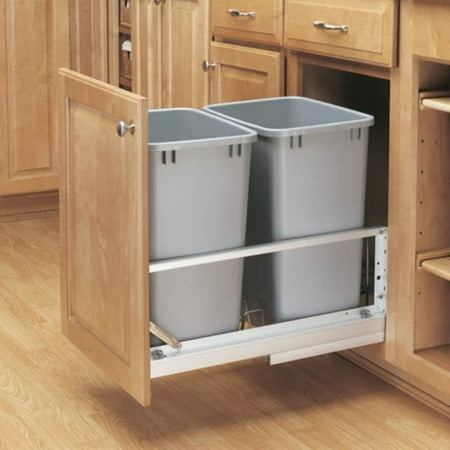 Rev A Shelf Double Soft Close Pull Out 35 Qt Trash Can Rev A Shelf Double Soft Close Pull Out 35 Qt Trash Can