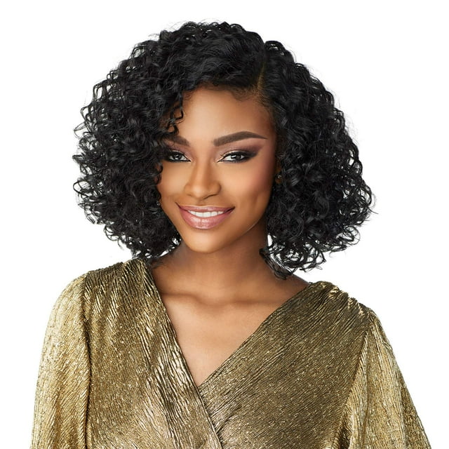 Sensationnel Perruques en Dentelle Butta - Unité 4 Extra Grand 5 Pouces Séparation Profonde Ligne de Cheveux Synthétiques Pré-Plumées Sans Colle devant (Flamboyagechocolat)