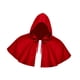 thumbnail image 4 of Capas de Halloween, capa de cosplay, capa corta, disfraz de fiesta, capucha siniestra medieval rojo, 4 of 9