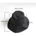thumbnail image 2 of CoCopeaunts Large Bucket Hat Summer Spring Sun Protection Big Wide Brim Basin Hat Foldable Fisherman Hats Outdoor Beach Caps, 2 of 8