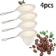 thumbnail image 4 of 4 filtros de café de tela de franela reutilizables con asa, accesorios de café hechos a mano para uso doméstico, 4 of 8