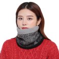 thumbnail image 2 of Bufanda gruesa y cálida de invierno para hombres y mujeres, protección para las orejas, collar para amantes del ocio al aire libre, 2 of 6