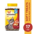 thumbnail image 3 of Meow Mix Irresistibles Cat Treats - Soft With White Meat Chicken, 17-Ounce Canister, 3 of 6