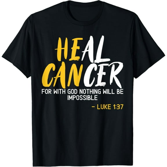 Heal Cancer Childhood Cancer Awareness Month Supporter T-Shirt
