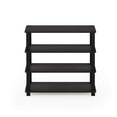 thumbnail image 4 of Furinno 13081EX/BK Turn-S-Tube 4-Tier Shoe Rack, Espresso/Black, 4 of 4