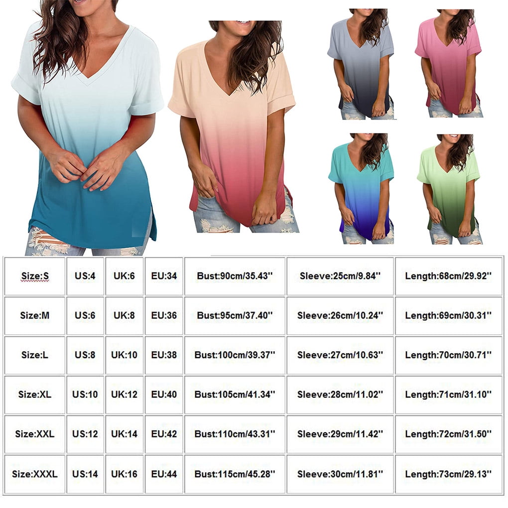 Female Long Casual Shirts Supple S XXXL for Running Size V neck Streetwear Loose Fashion Breathable Summer Short Sleeve Running Beach Gray M