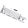 thumbnail image 3 of Teclas PBT Sublimación de 5 caras Tapas de teclado de 71 teclas para teclados ópticos mecánicos (inglés ruso), 3 of 14