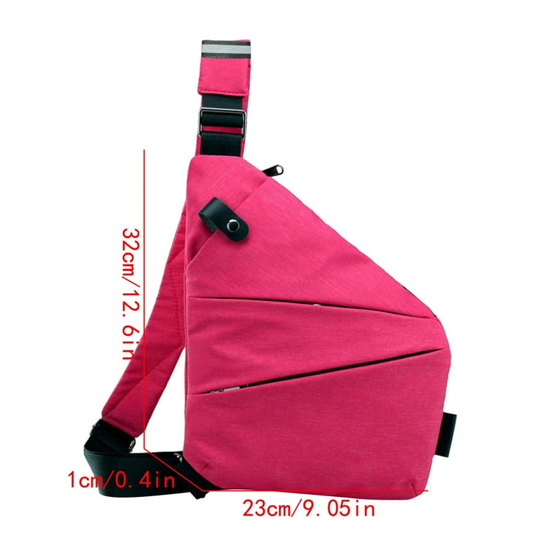 Anti Theft Crossbody Bag, Sling Chest Bags for Women Men, Should