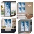 thumbnail image 7 of Beach Wave Modern Art Window Privacy Film Watercolor Blue Ocean Decorative Glass Window Film UV Blocking Static Cling Non-Adhesive Sticker Covering for Home Door 29.5 x 78.7 inches, 7 of 7