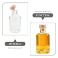 thumbnail image 6 of Glass Liquor Bottle Clear Whiskey Bottle Liquor Bottle Empty Wine Bottle With Lid, 6 of 6
