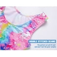 thumbnail image 4 of Gymnastics Leotards for Girls Unicorn Aurora Rainbow Mermaid Dinosaur Cupcake Sparkle Biketard Toddlers Kids Children, 4 of 6