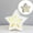 White, variant on Christmas Ceramic Luminous Star Desktop Ornaments Scene Layout Decorations Christmas Holiday Small Ornaments