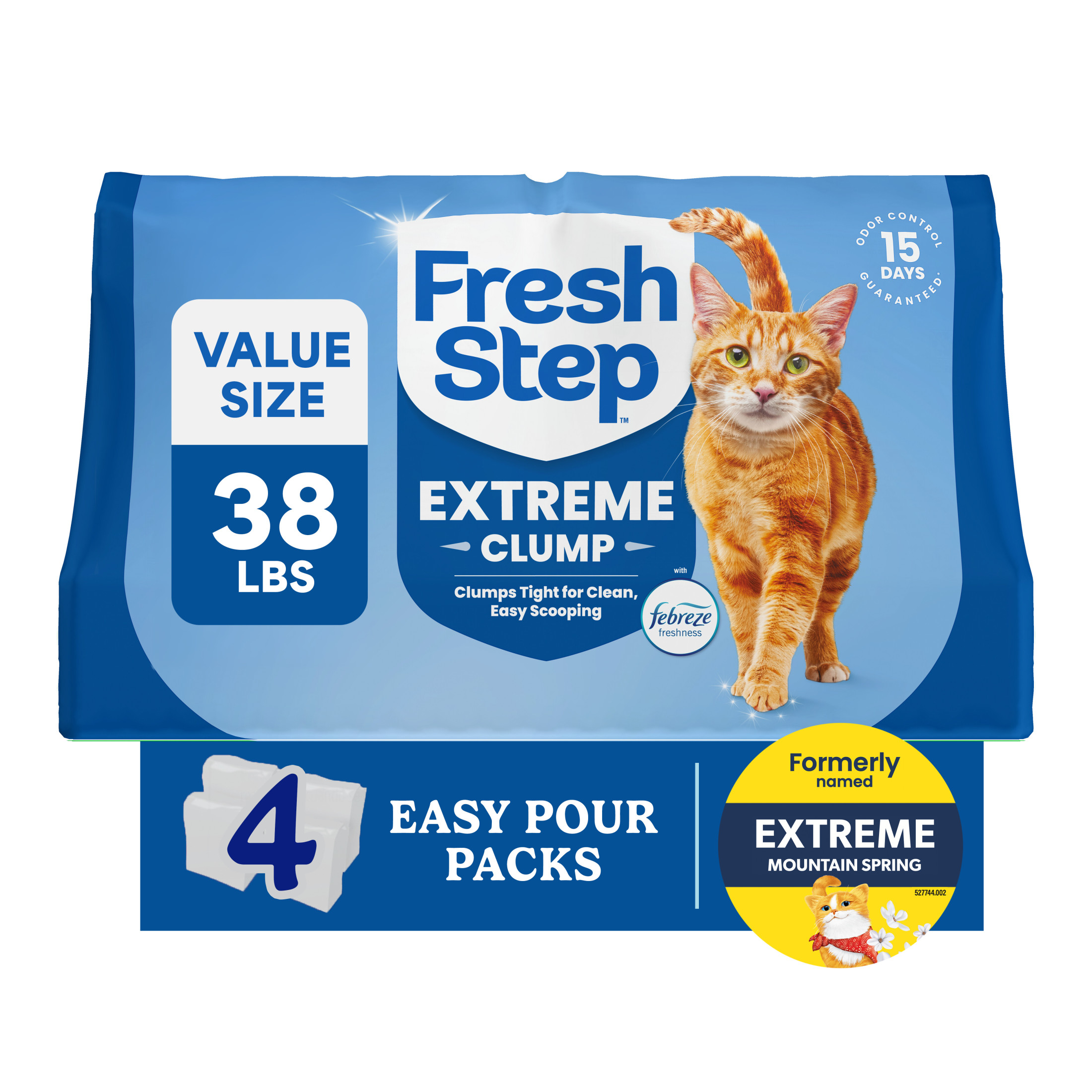 Fresh Step Extreme Clump Multi-Cat Litter, 38 lb photo 1