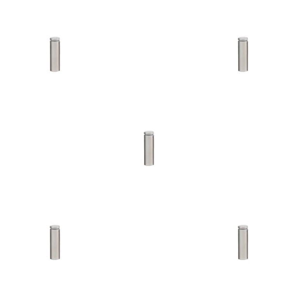 Scienceny Tornillo publicitario de acero inoxidable, espejo de vidrio duradero, tuerca de clavo, perno, soporte para colgar en la pared, gran capacidad de Type2 NO2 Scienceny CBP368015