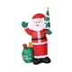 thumbnail image 3 of Papá inflable navideño con LED incorporado, juguete inflable de 1,8 m, decoración navideña para fiestas, patios, festivales y porches., 3 of 9
