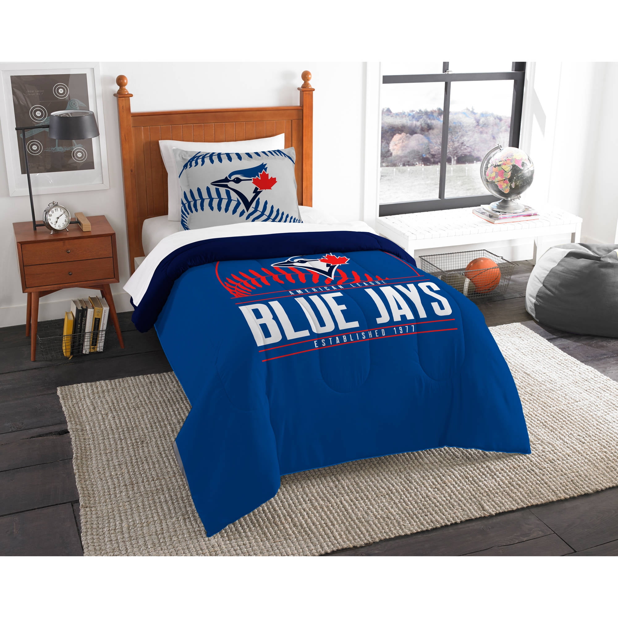 Mlb Toronto Blue Jays Grand Slam Bedding Comforter Set Com