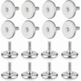 thumbnail image 1 of 30 Pcs Adjustable Furniture Feet Regulating Screw Round M6 Thread Leveling Feet Height Adjustable Feet (white), 1 of 5