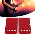 thumbnail image 4 of Plastic Guitar Backplates, Replacement Parts 2PCS Electric Guitar Back Cover Fine Workmanship  For Musical Instruments Red,Black,White, 4 of 8