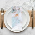 thumbnail image 3 of Koyal Wholesale Colorful Marble Agate Printable Wedding Paper Menu Cards for DIY Printer, Pack of 52, 3 of 5