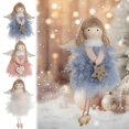 thumbnail image 1 of Adornos Navideños Peluche Ángel Niña con Alas Colgante Muñeca Bebé Colgante onlyliua, 1 of 7