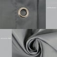 thumbnail image 6 of Soft Bathroom Shower Curtains for Bathroom Decorations, Waterproof Washable Solid Color Partition Curtain with Hooks 70.87x70.87Inch Gray, 6 of 7