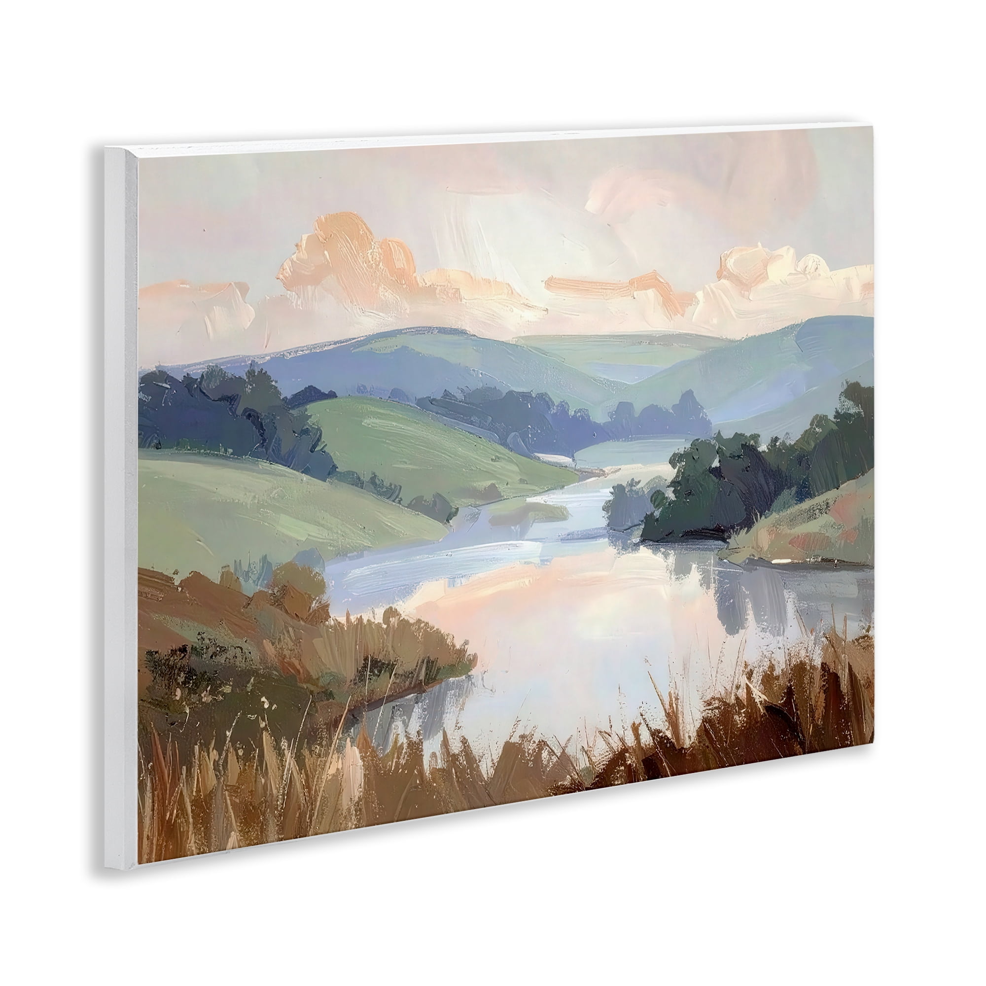 Stupell Industries Muted Distant Mountains Wall Plaque Art, design by Alonza Saunders