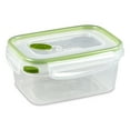 thumbnail image 3 of Sterilite Ultra•Seal™ 4.5 Cup Rectangle, Latching Food Storage Container, Airtight Watertight Seal, Green, 6 Count, 3 of 11