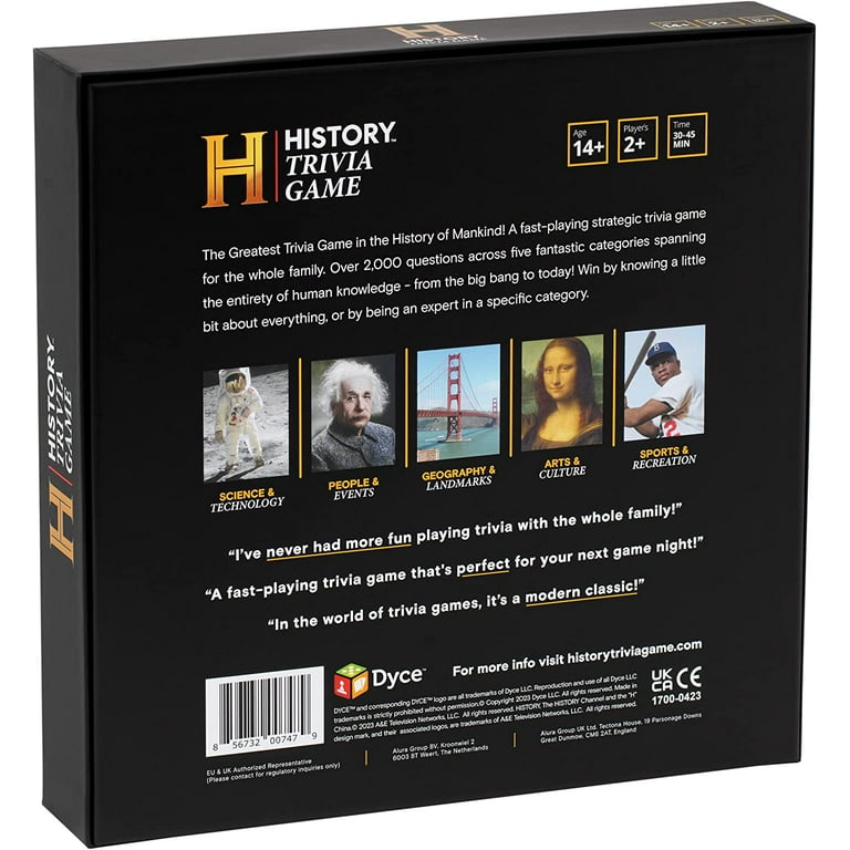 History Channel Trivia Game - The Iconic General Knowledge Trivia Game