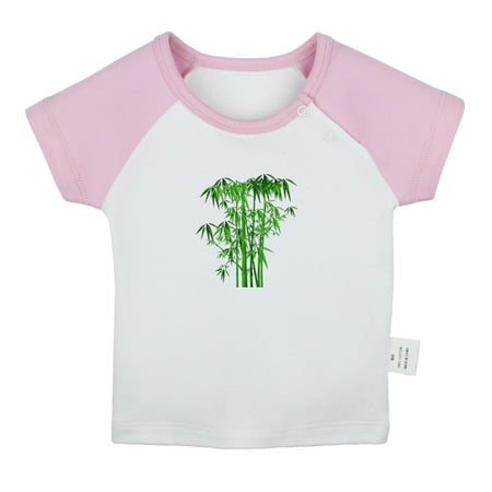 

Nature Pattern Bamboo T shirt For Baby Newborn Babies T-shirts Infant Tops 0-24M Kids Graphic Tees Clothing (Short Pink Raglan T-shirt 0-6 Months)