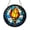 Acrylic 3.5 Inch, variant on Flame Torch Stained Glass Style Suncatcher – Decorative Window Hanging Art