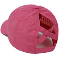 thumbnail image 2 of ORUYROP Quick Drying Ponytail Hat for Women Criss Cross Adjustable Baseball Cap UV Protection Sun Hats, 2 of 5