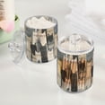 thumbnail image 2 of Yayeee 4 Pack Qtip Holder Bathroom Cotton Swab Canister with Lid Clear Dispenser Set, Blue Cute Cats, 2 of 6