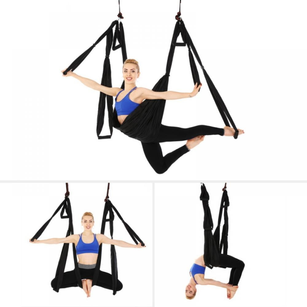 Details about   Anti-gravity Inversion Yoga Hammock Therapy Swing Sling Aerial Large Bearing 