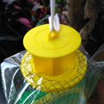 thumbnail image 4 of Atrapamoscas desechable para moscas, trampa colgante no tóxica para exteriores (amarillo mostaza), 4 of 6